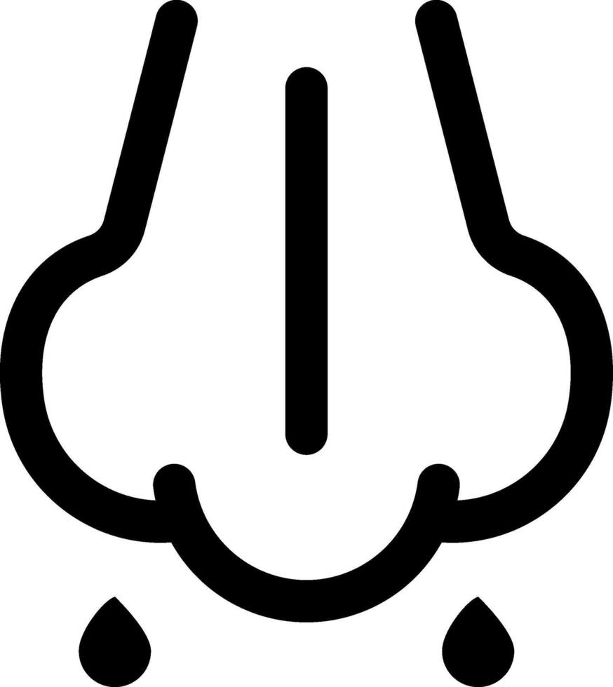 Allergy flu icon vector