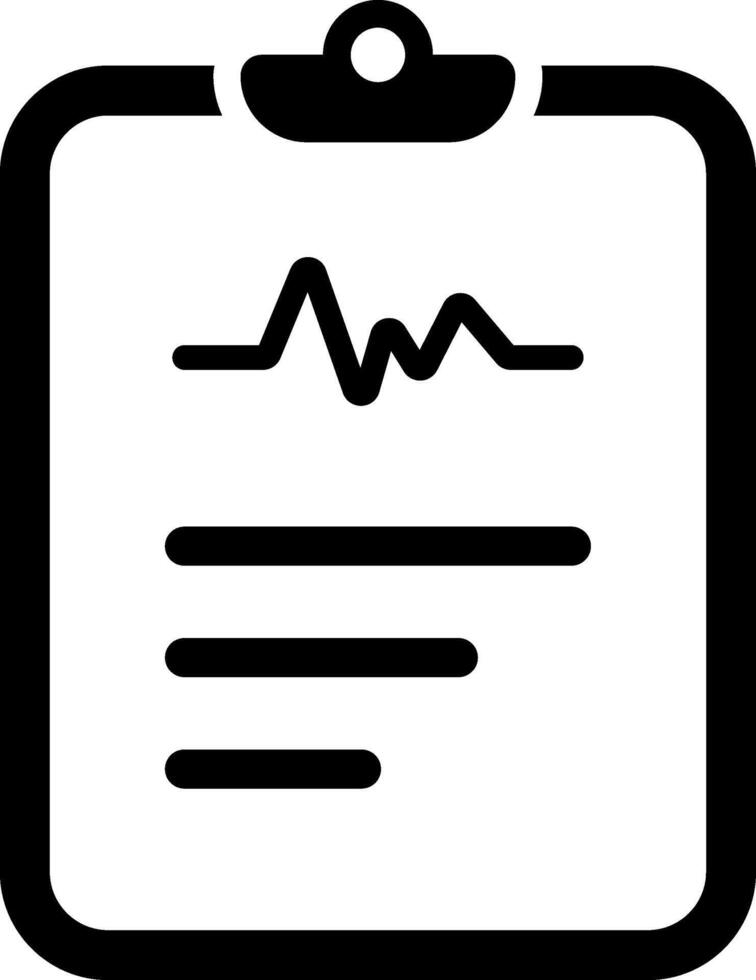 Patient report icon vector