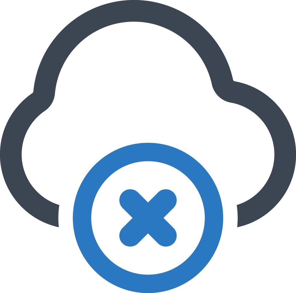 Data warning icon vector