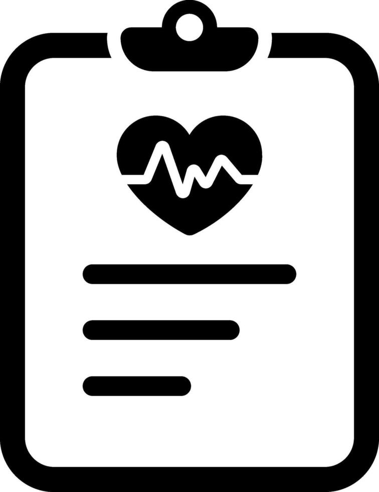 Medical report icon vector