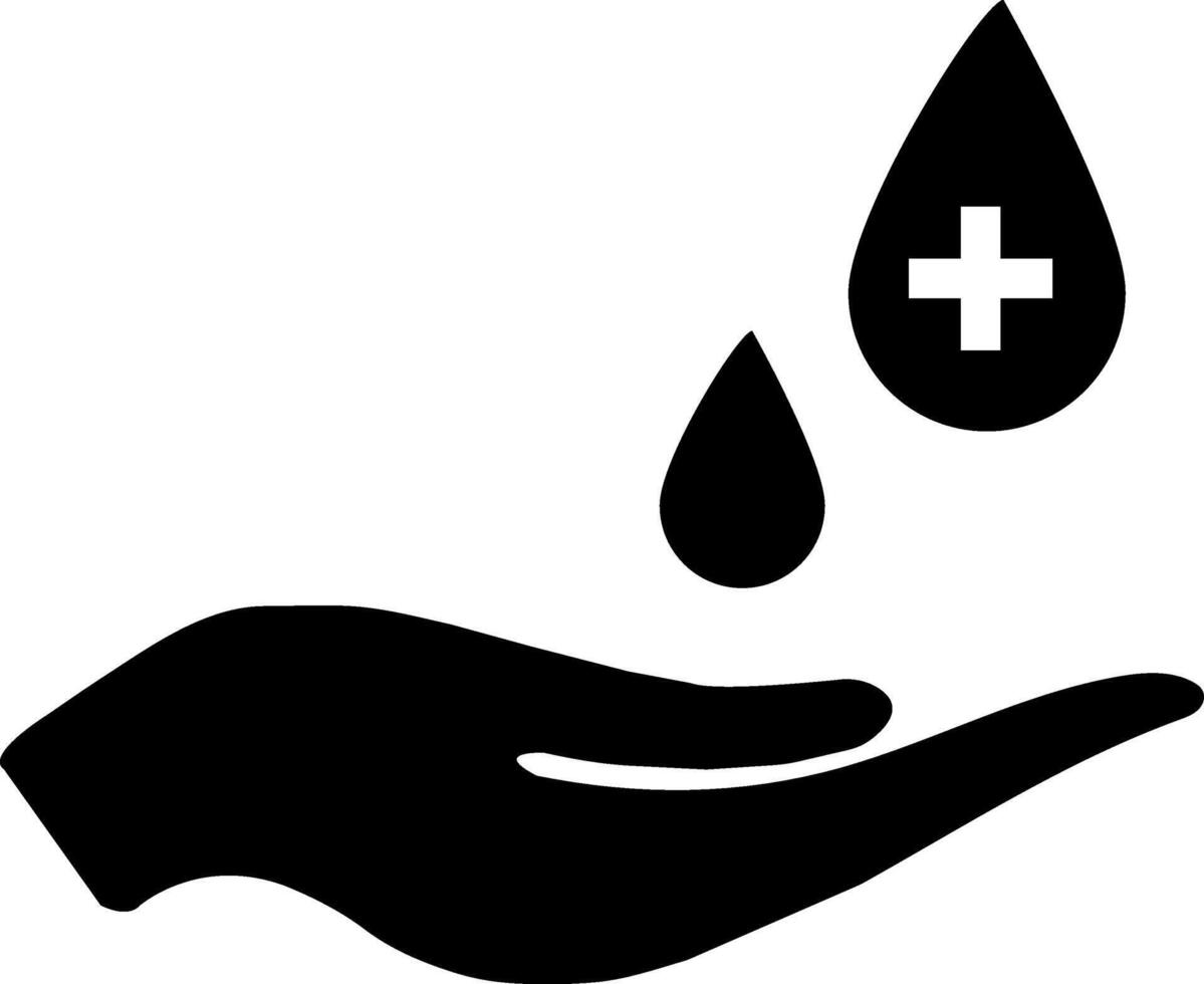 Blood donate icon vector