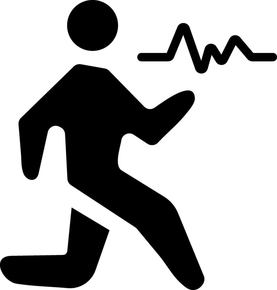 Exercise fitness icon vector