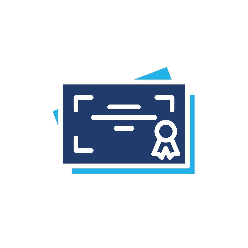 certificates colored icon design good for web or mobile app vector