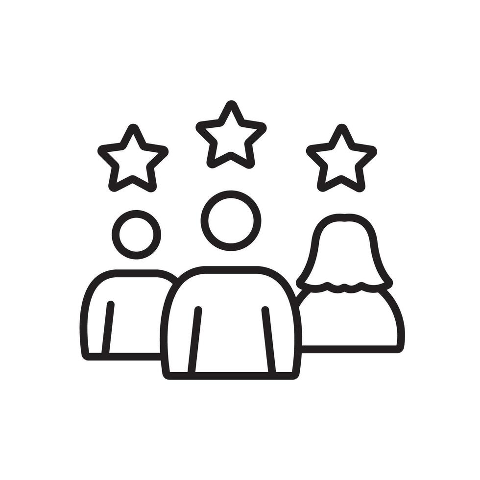 team icons isolated on White Background vector