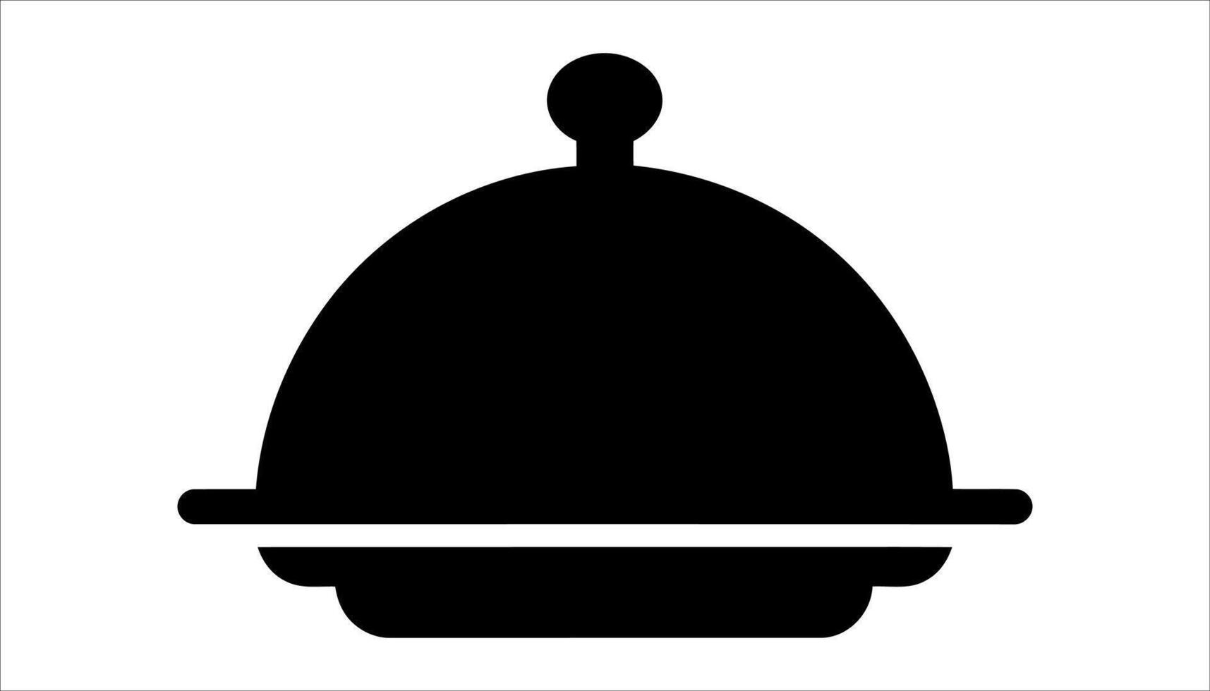 Restaurant cloche icon. flat design best dish icon vector