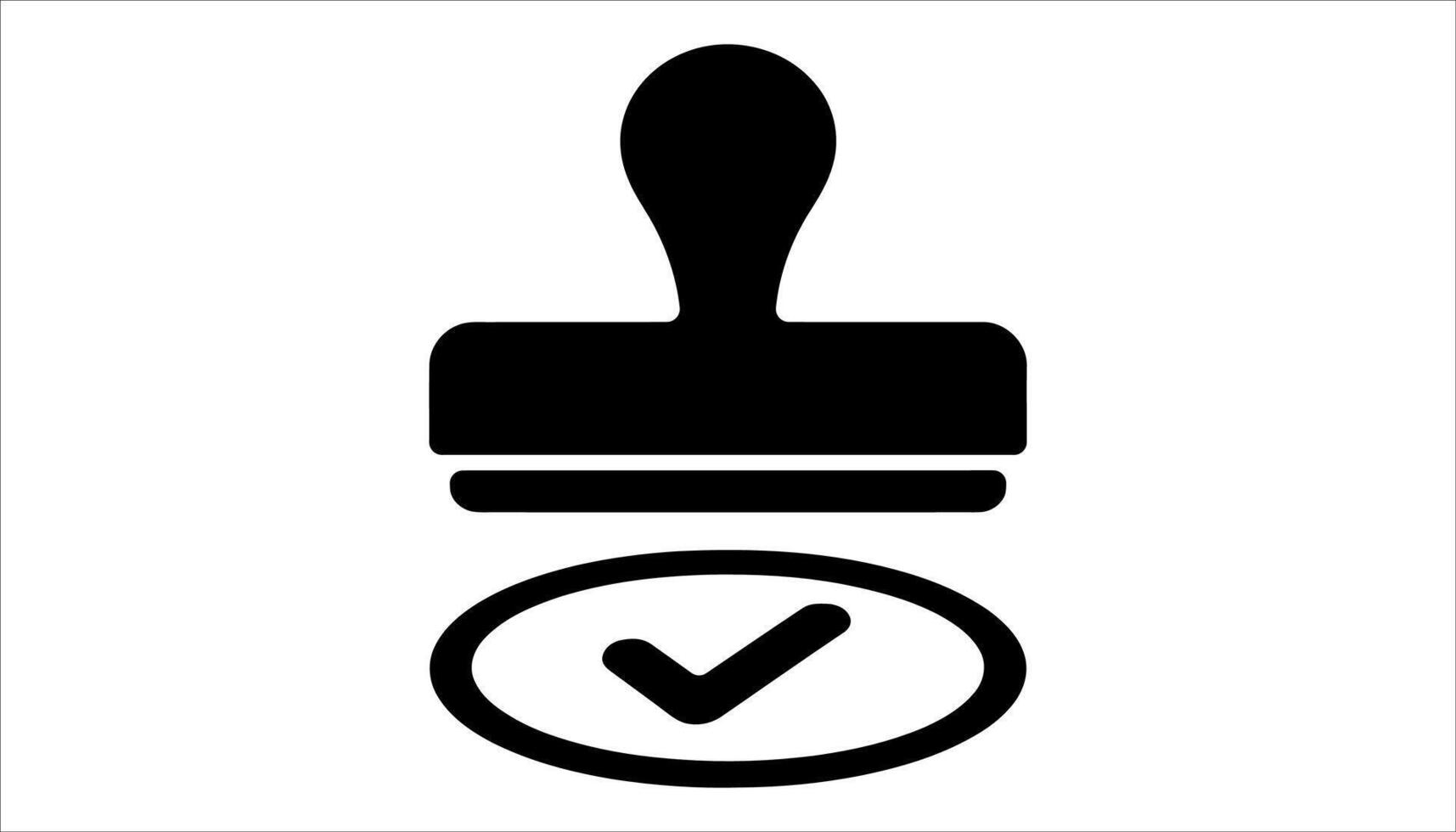 Stamp icon illustration vector