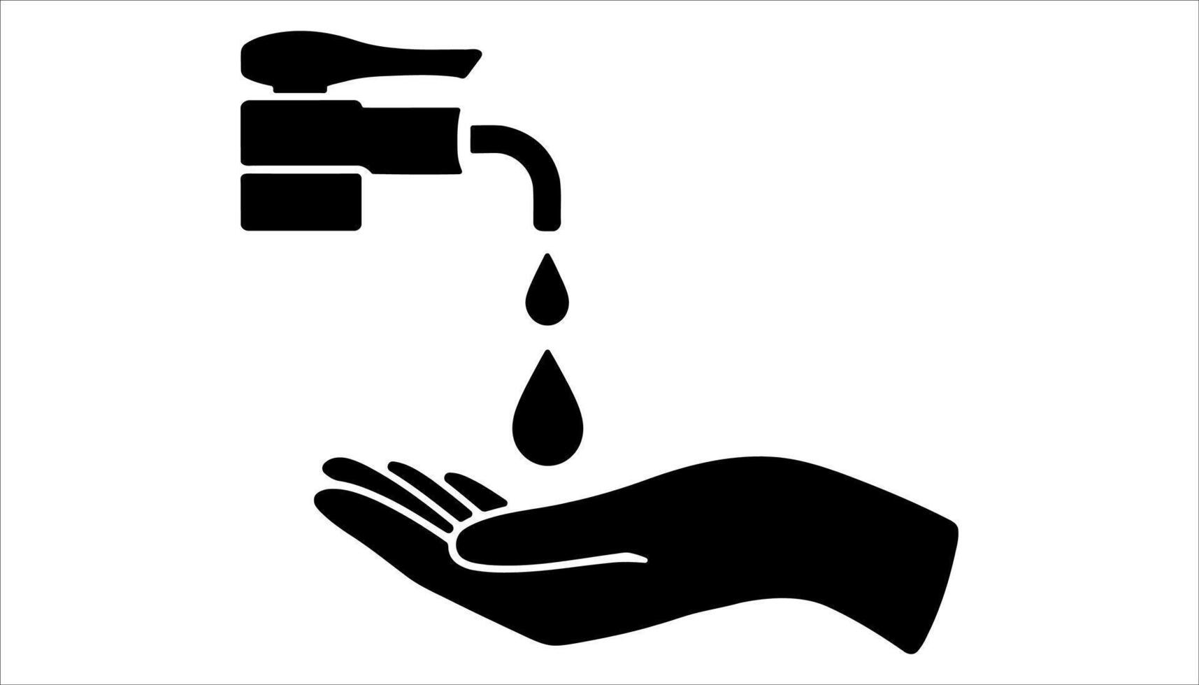 hand washing icon illustration vector