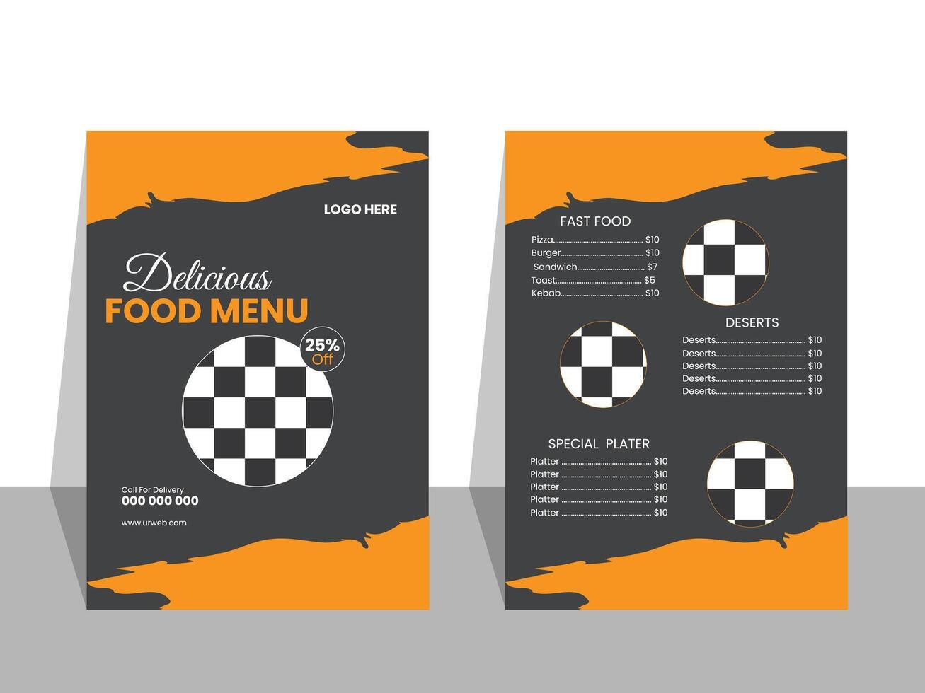 Food Menu Design vector