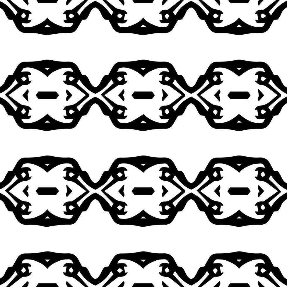 Two-tone mosaic pattern featuring geometric pattern vector