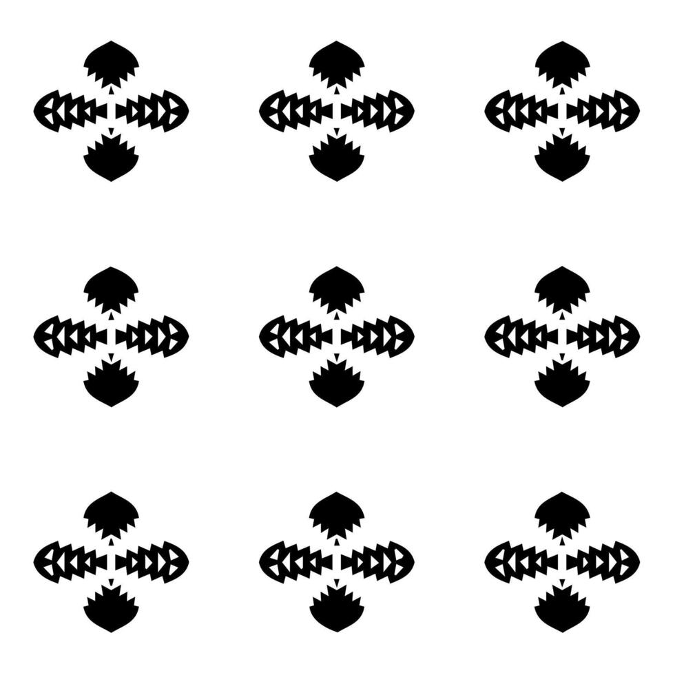 Contemporary black and white design vector