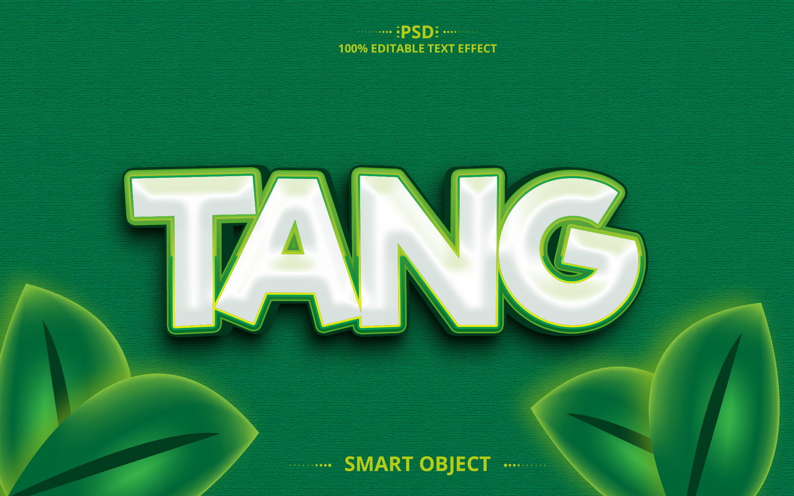 Tang best creative 3D Editable Text Effect Design psd