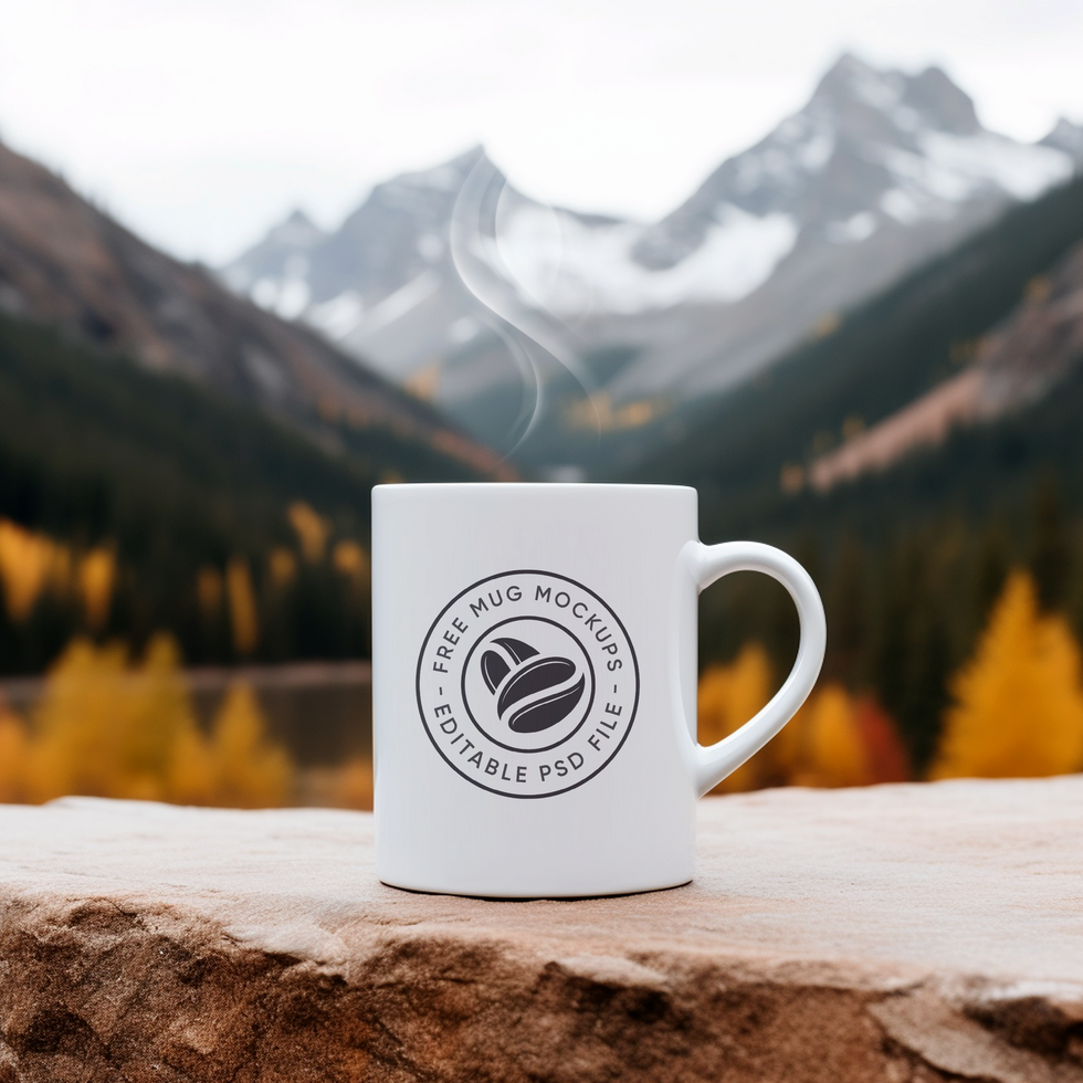 High-Resolution Latte Mug Mockup for Product Promotions psd