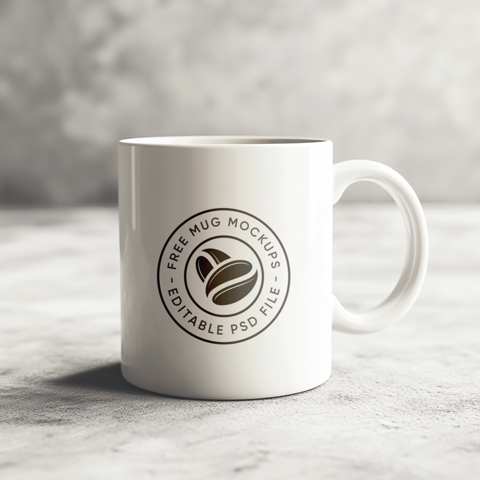Clean and Simple Mug Mockup for Minimalist Designs psd