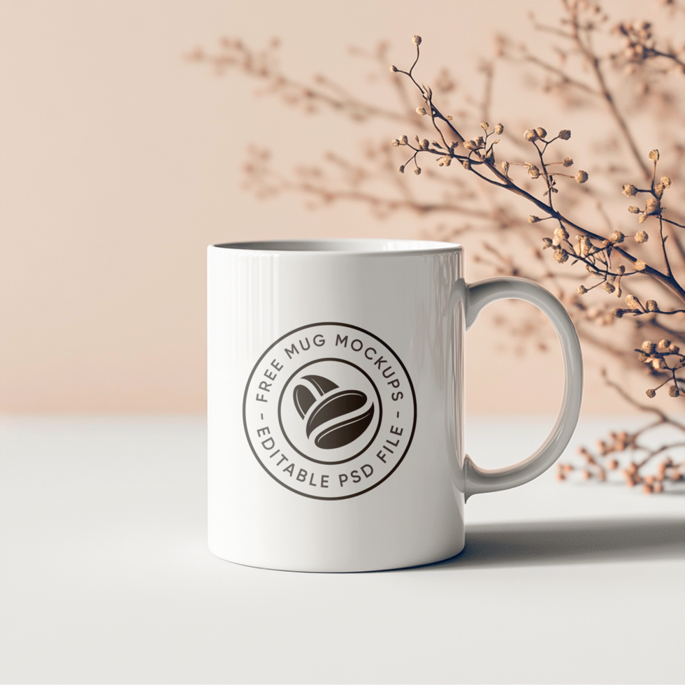 Hand-Held Mug Mockup for Promotional Campaigns psd