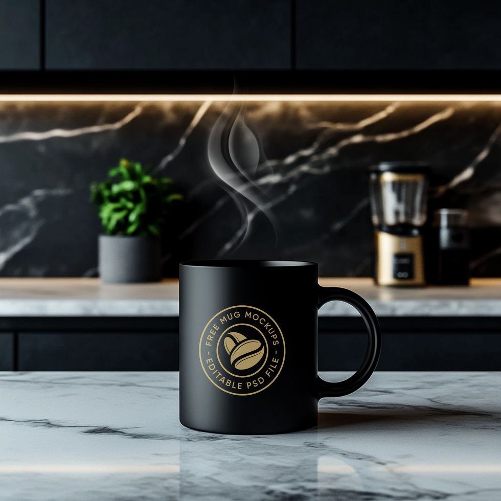 Premium Porcelain Mug Mockup for Designers psd