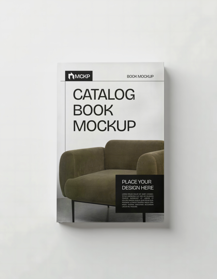 Simple Catalog Book Mockup psd