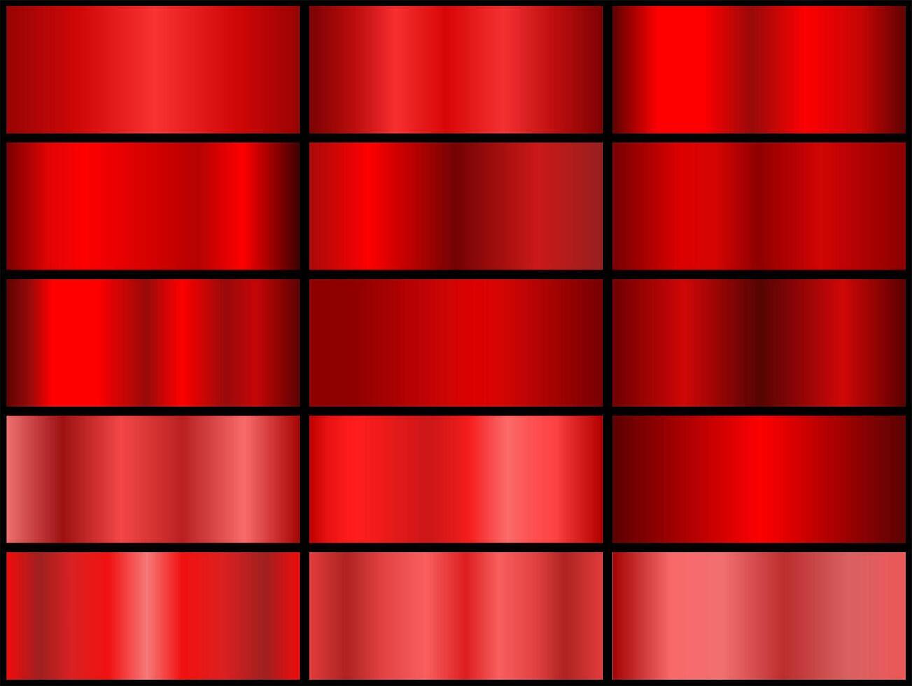 Red gradient collection for your design. set of red gradients. vector