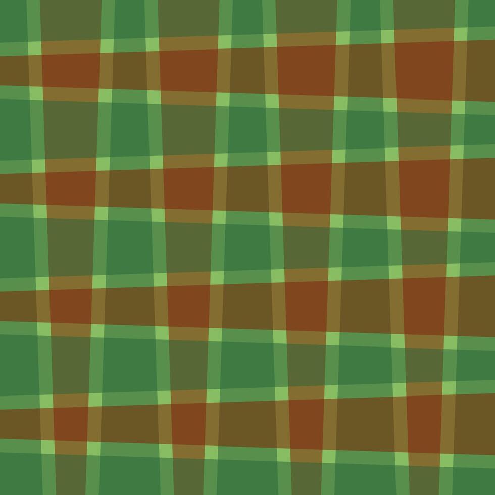 Green and Red Abstract Plaid vector