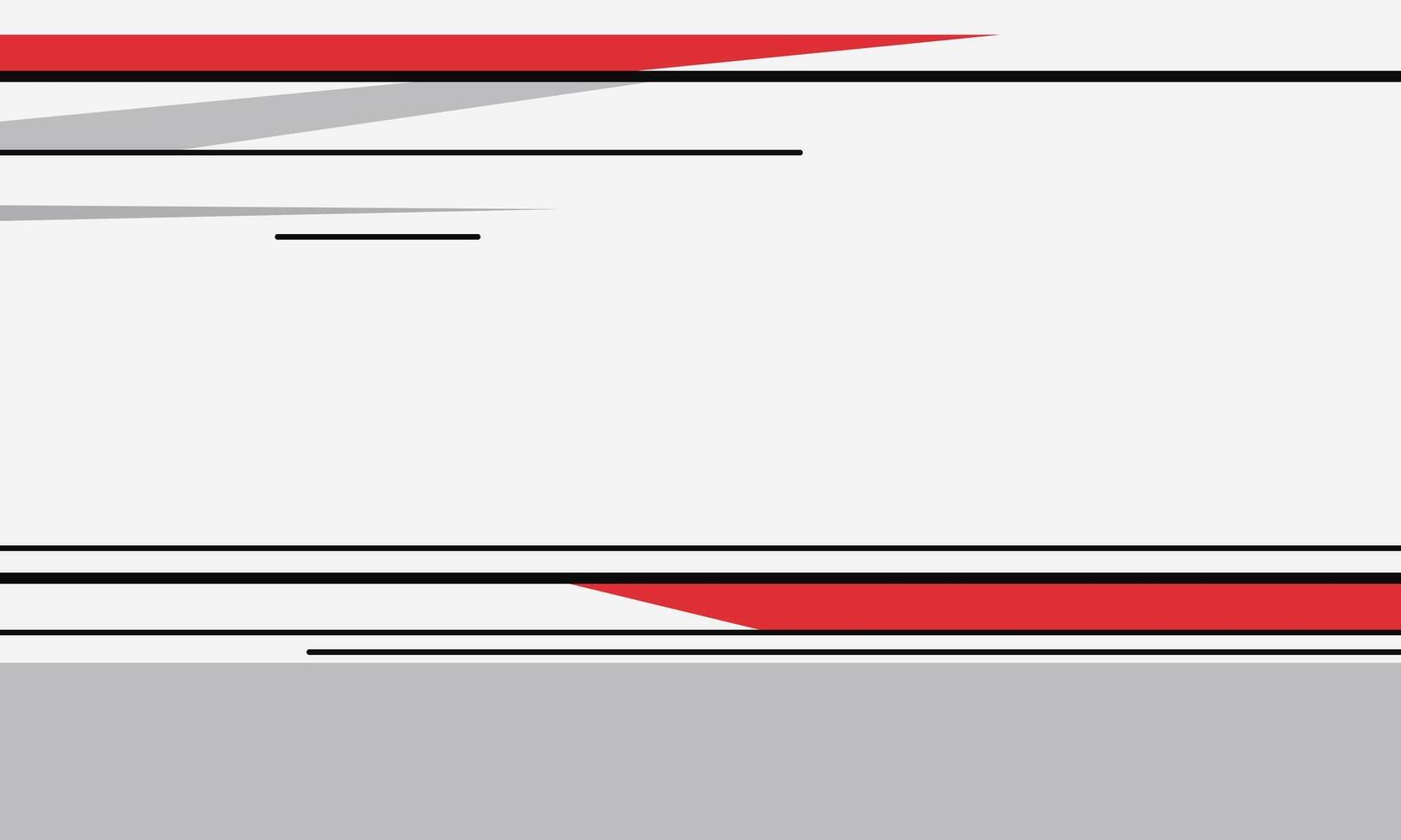A white and red background with a red and black stripe vector