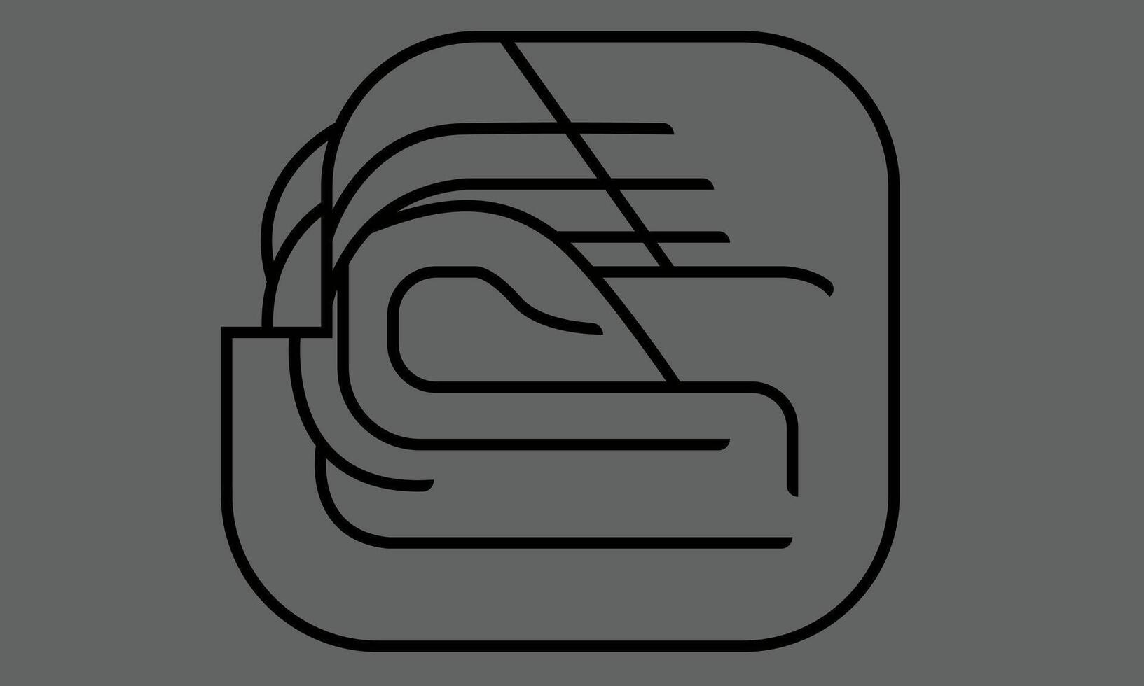 A black and white logo of a book vector