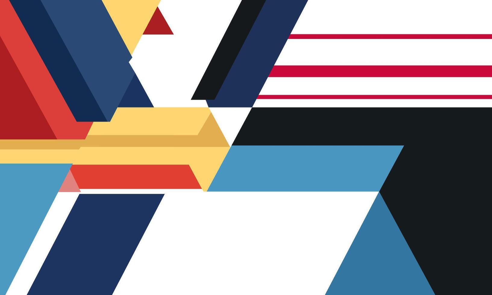A colorful abstract design with a red, white and blue background vector