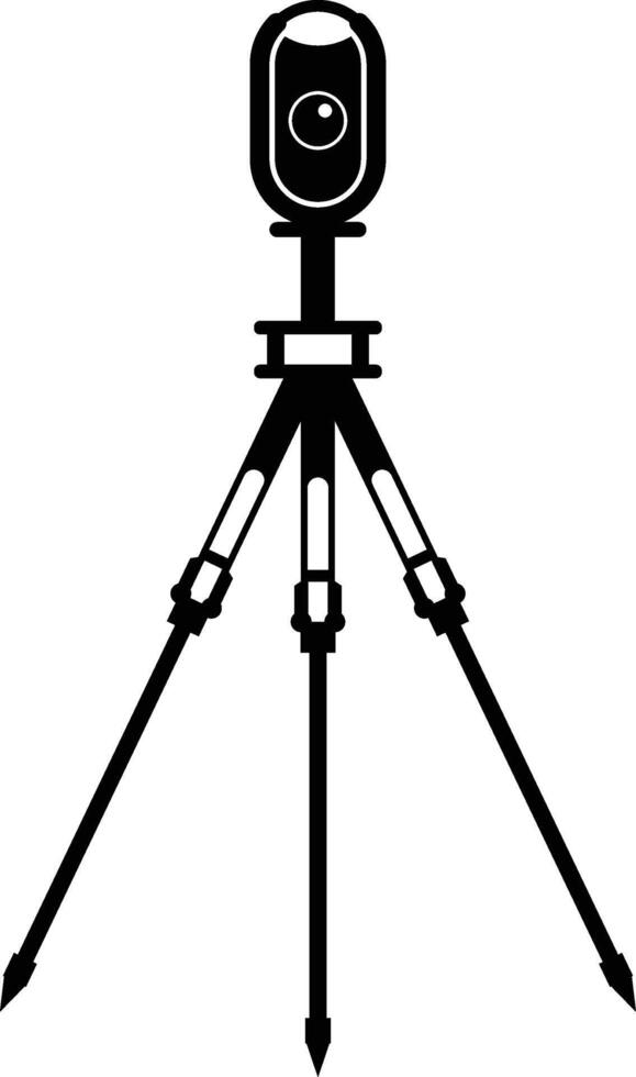 Road Survey Level Machine, Construction Icon vector