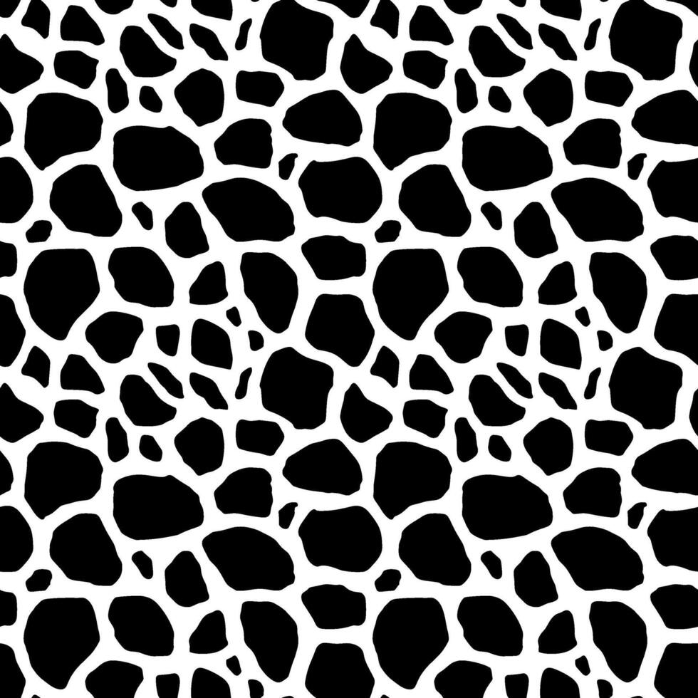 Dalmatian Spots Seamless Pattern vector