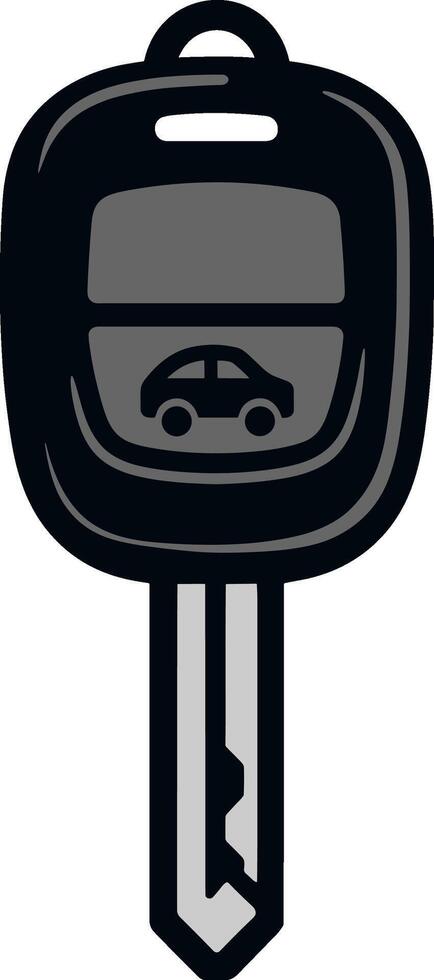 Car Key Fob Remote Illustration with Auto Lock and Unlock vector