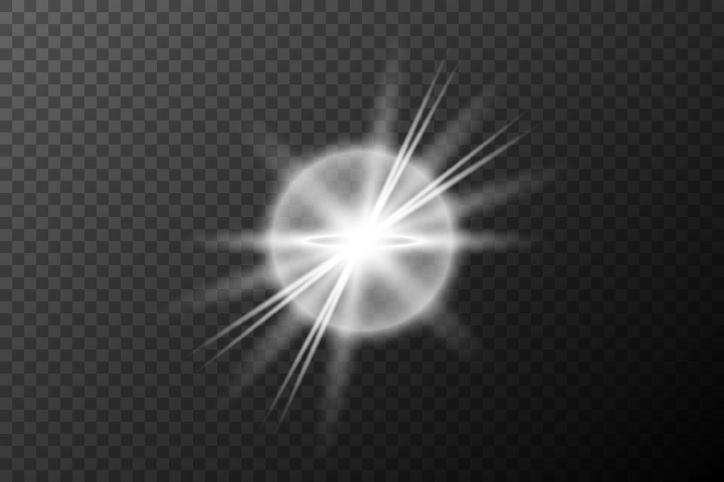 a white. light flash on background vector