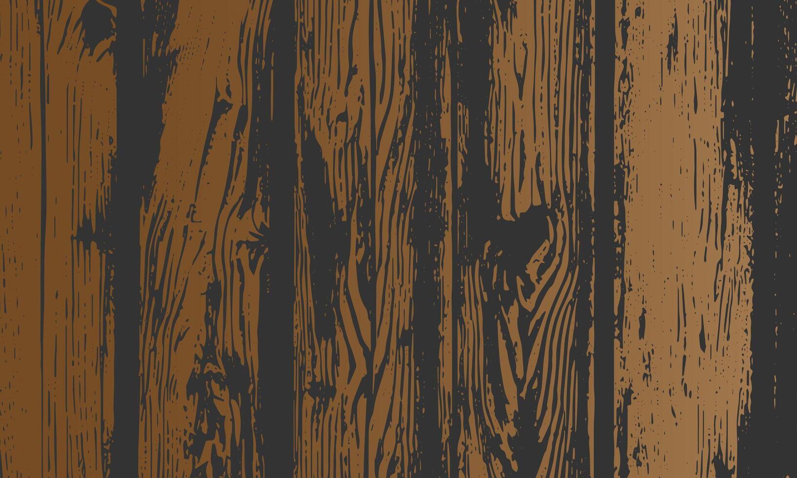 wooden texture background with brown and black paint vector