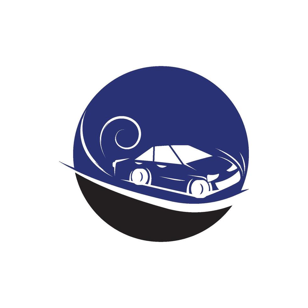Car logo template illustration flat style design vector