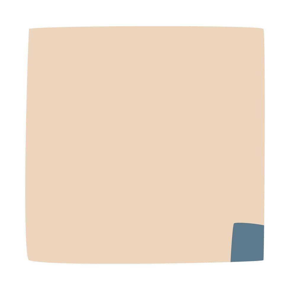 memo messages, notepaper illustration vector