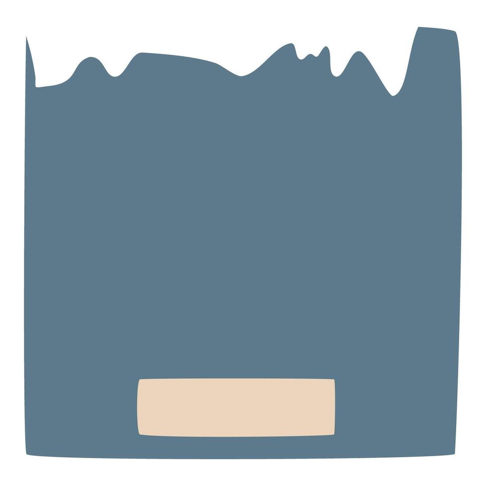 Blank Sticky Note with Tape design vector