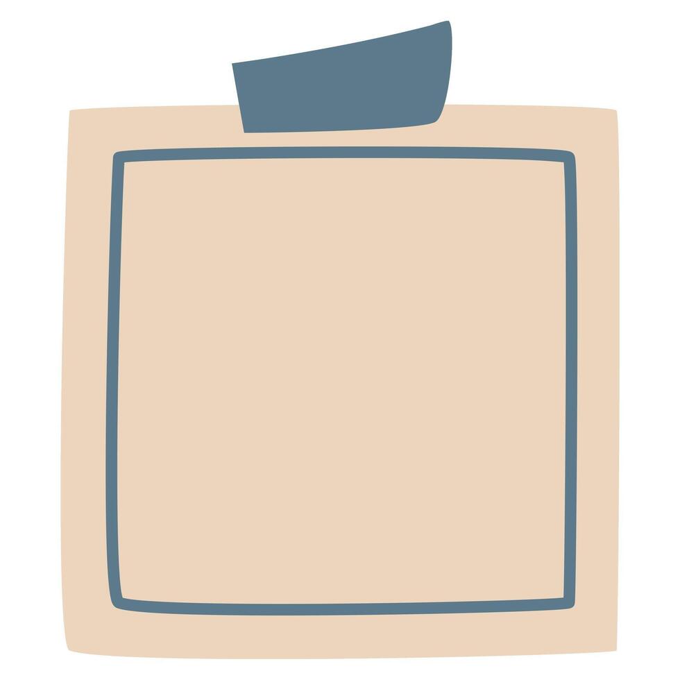 Paper notes stickers or notepad pages vector