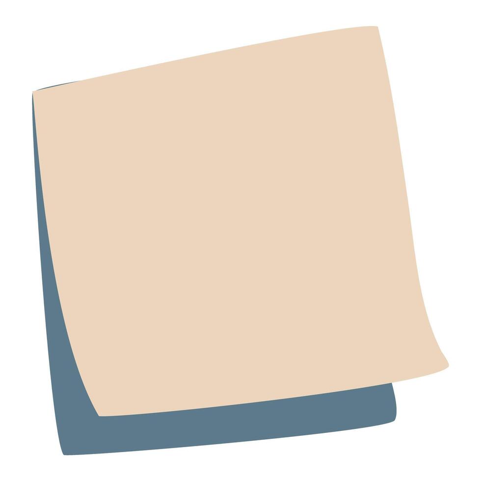 Empty notes, reminders or office messages vector
