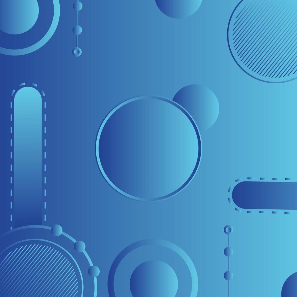 Abstract blue gradient circle background design for your presentation, design wallpaper vector