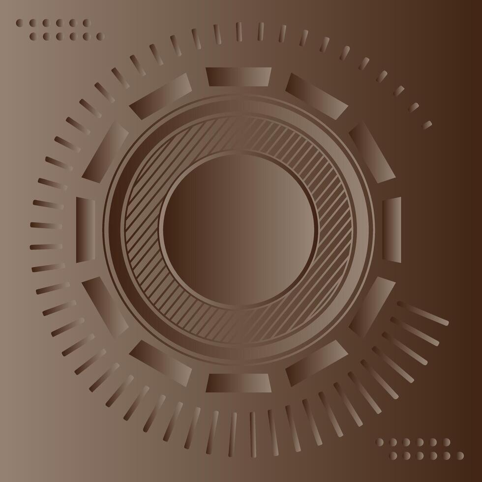 Illustration of a dark brown, coke coloured spotted empty grunge textured backgrounds vector