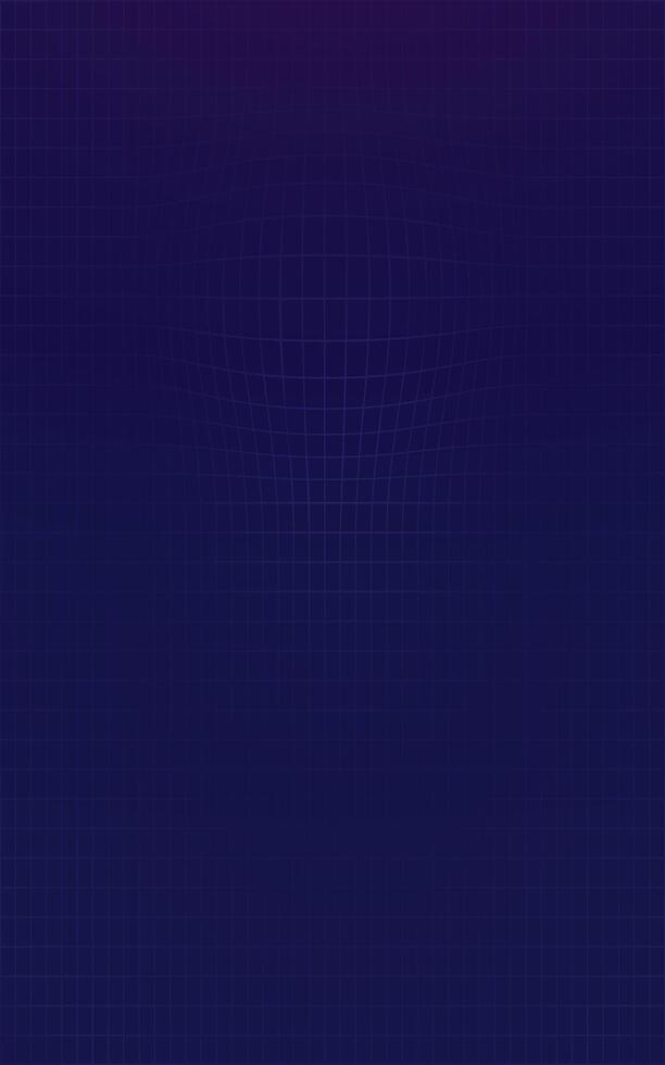 Modern futuristic science and technology of soundwave design. Abstract lines wave colorful purple and blue gradient isolated on dark blue background. vector
