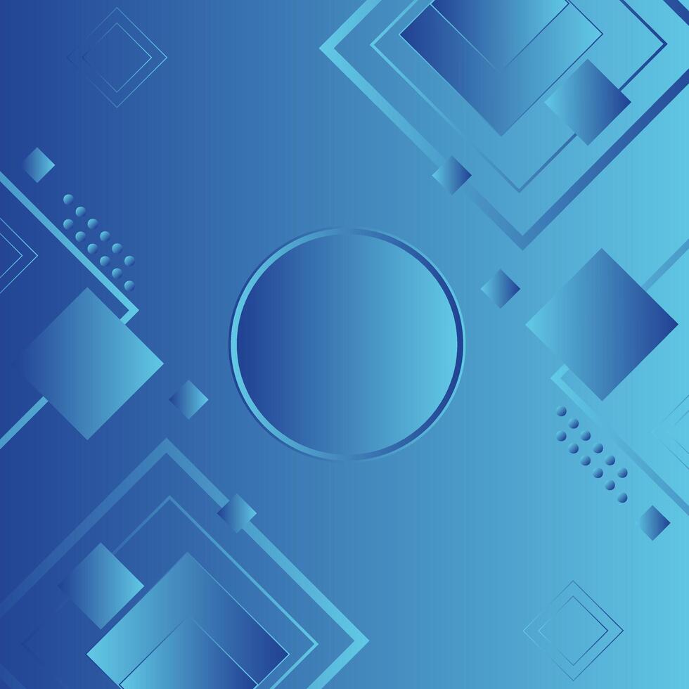 Abstract blue gradient geometric shape circle background. Modern futuristic background. Can be use for landing page, book covers, banners, headers, presentations, and wallpaper backgrounds vector
