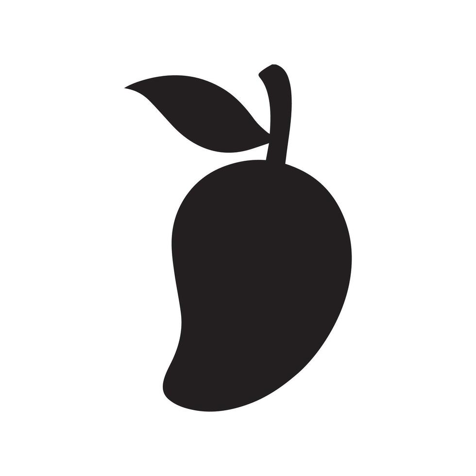 Mango isolated on a white background vector