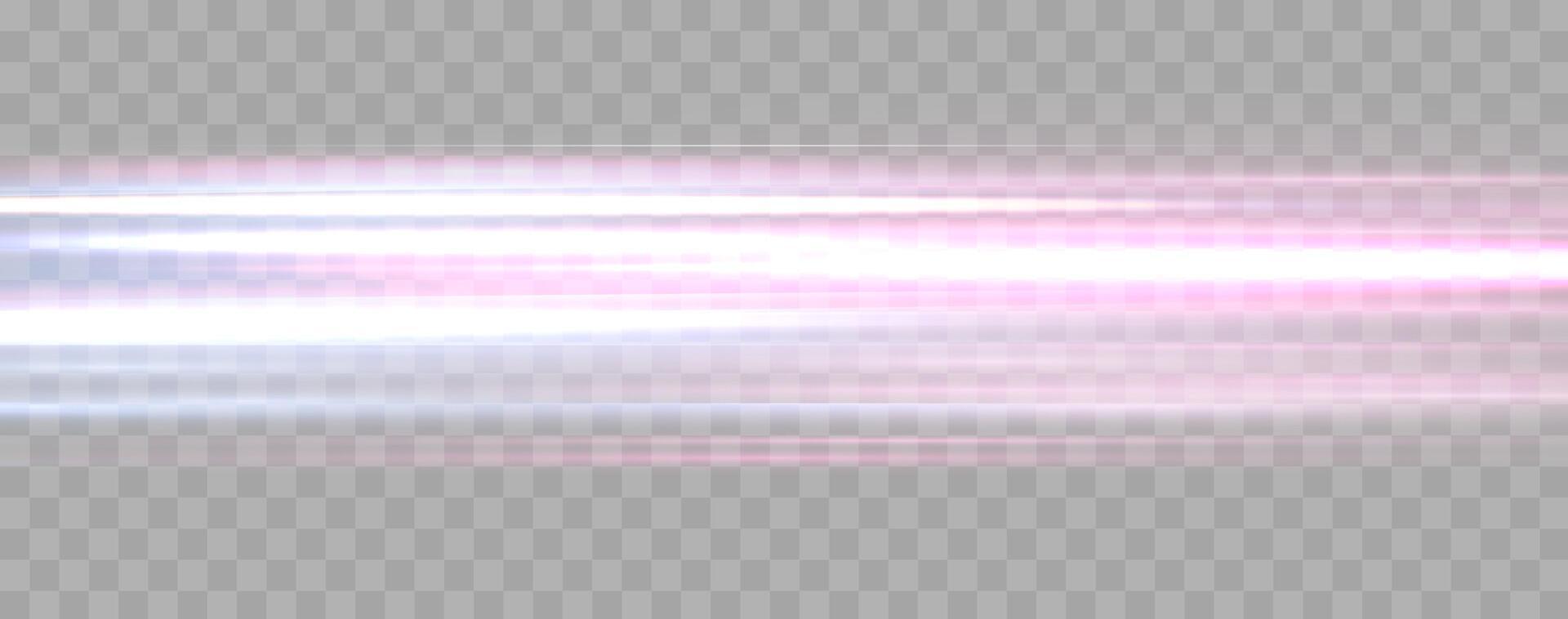 Speed rays, light neon flow, zoom in motion effect, blue and pink glow speed lines, colorful light trails, perspective stripes. Abstract background, illustration. vector