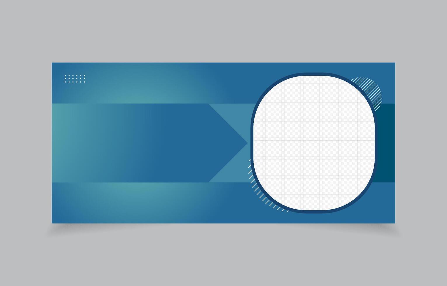 template banner with image space vector