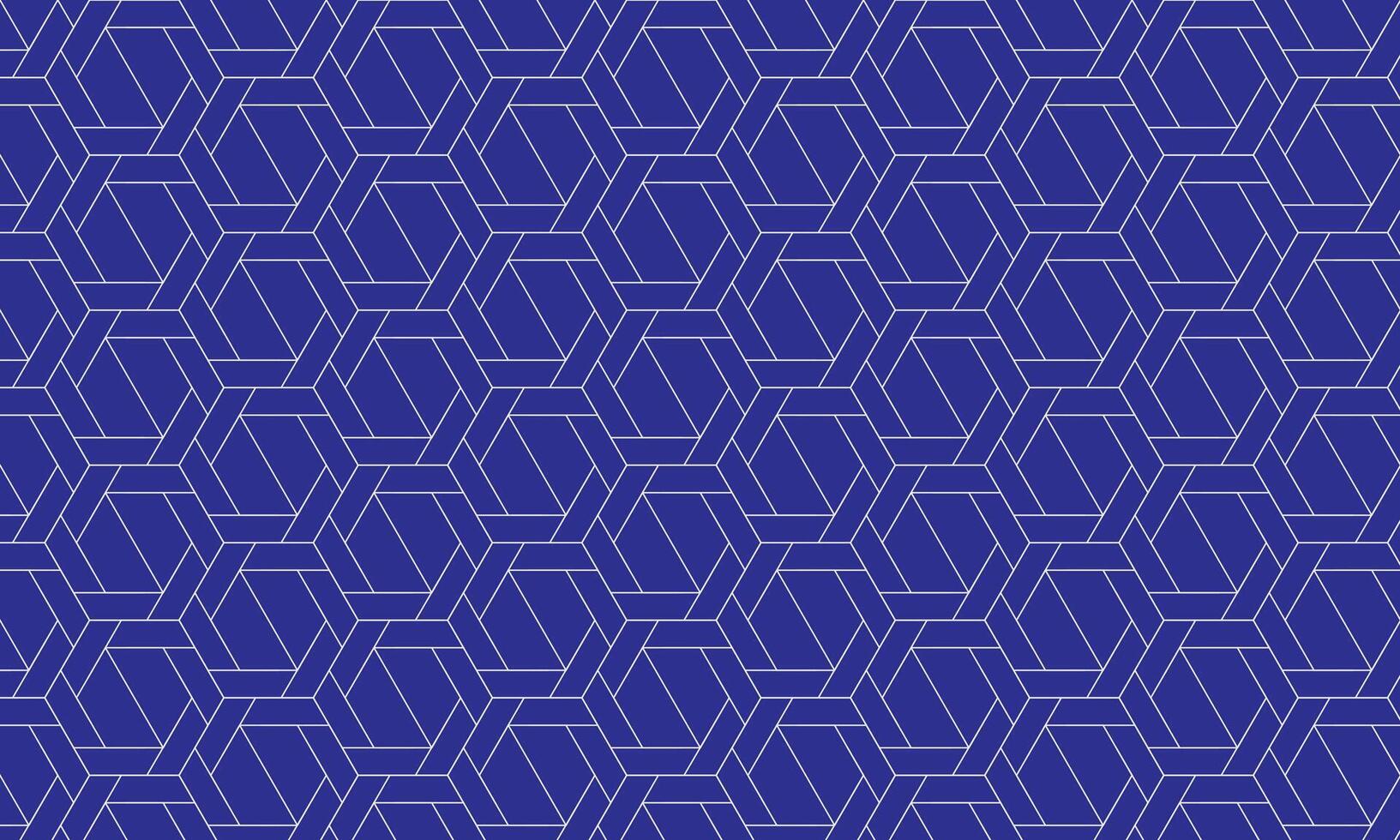 A blue and white geometric pattern vector