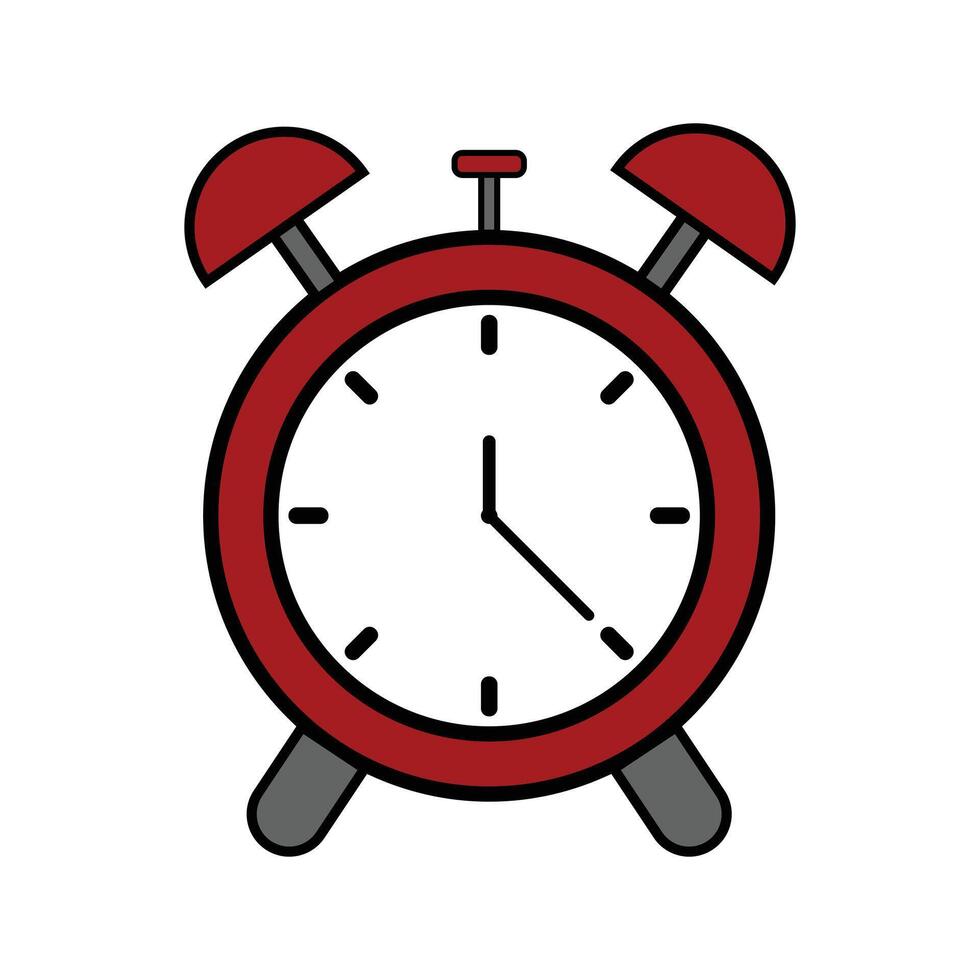 Alarm Clock Icon Graphic. vector