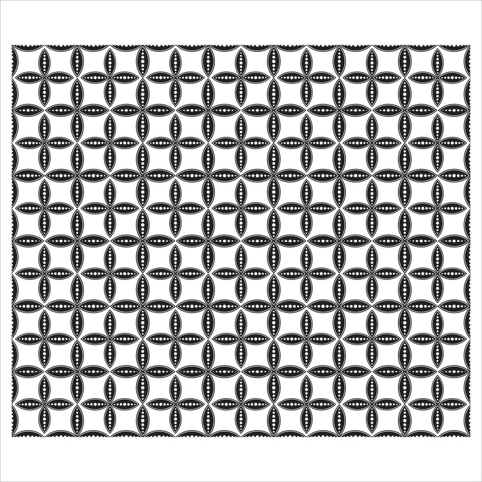 Seamless Pattern Design Line Art Simple and Minimal Style Outline Illustration on White Background vector