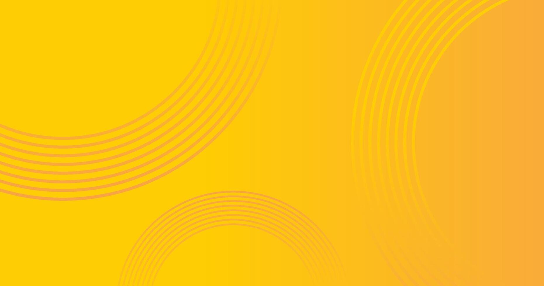 yellow gradation oranye and line circle vector