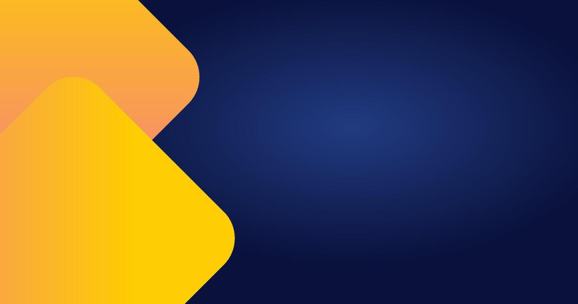 blue and yellow background template vector
