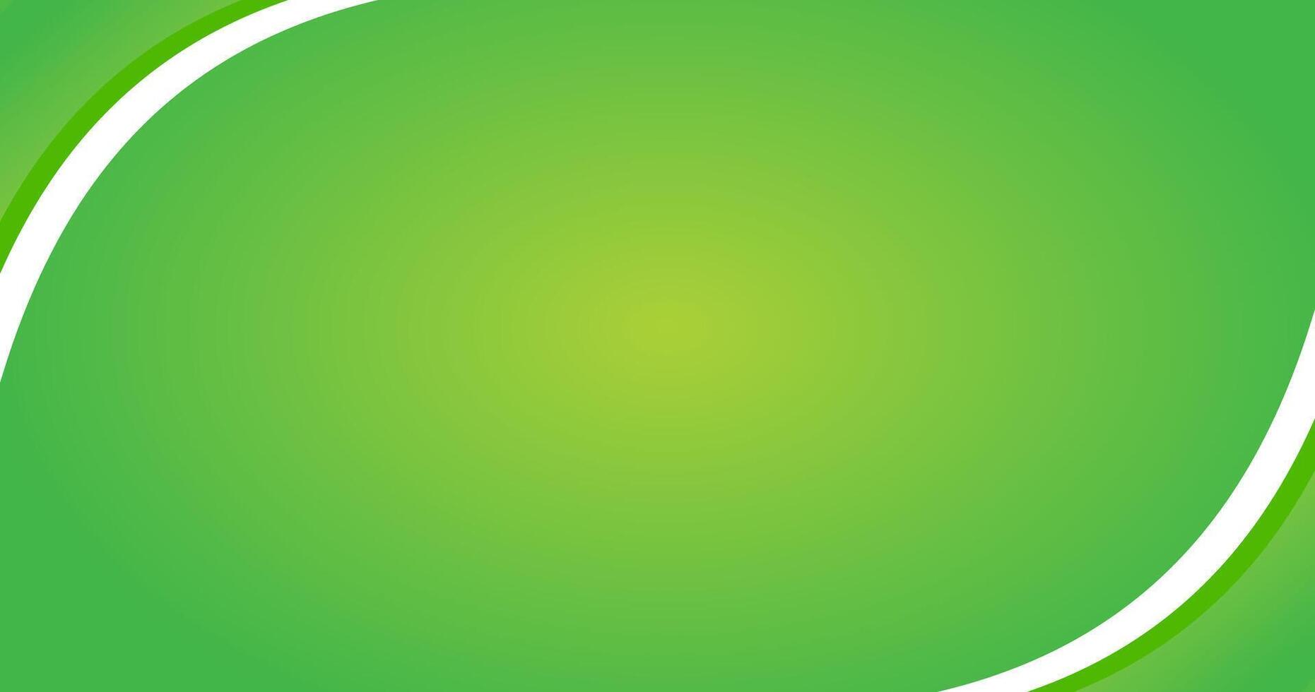 a green wave and white waves background vector