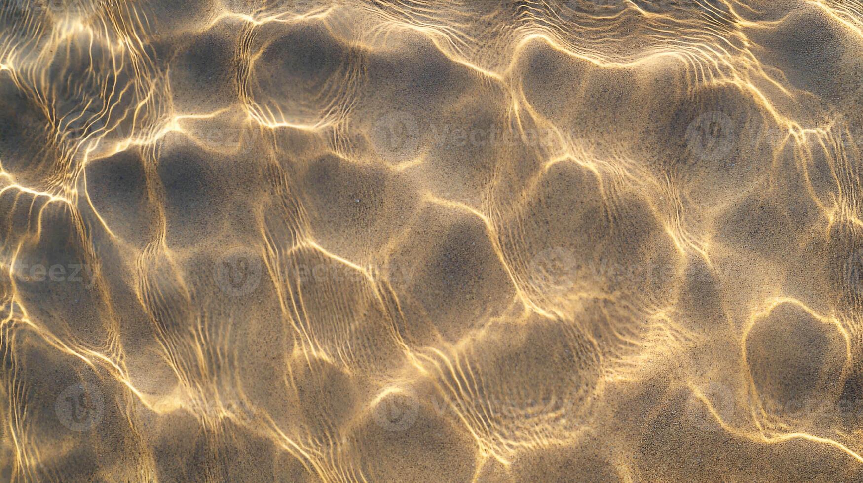 Subtle Underwater Sand Texture with Ripples Top View photo
