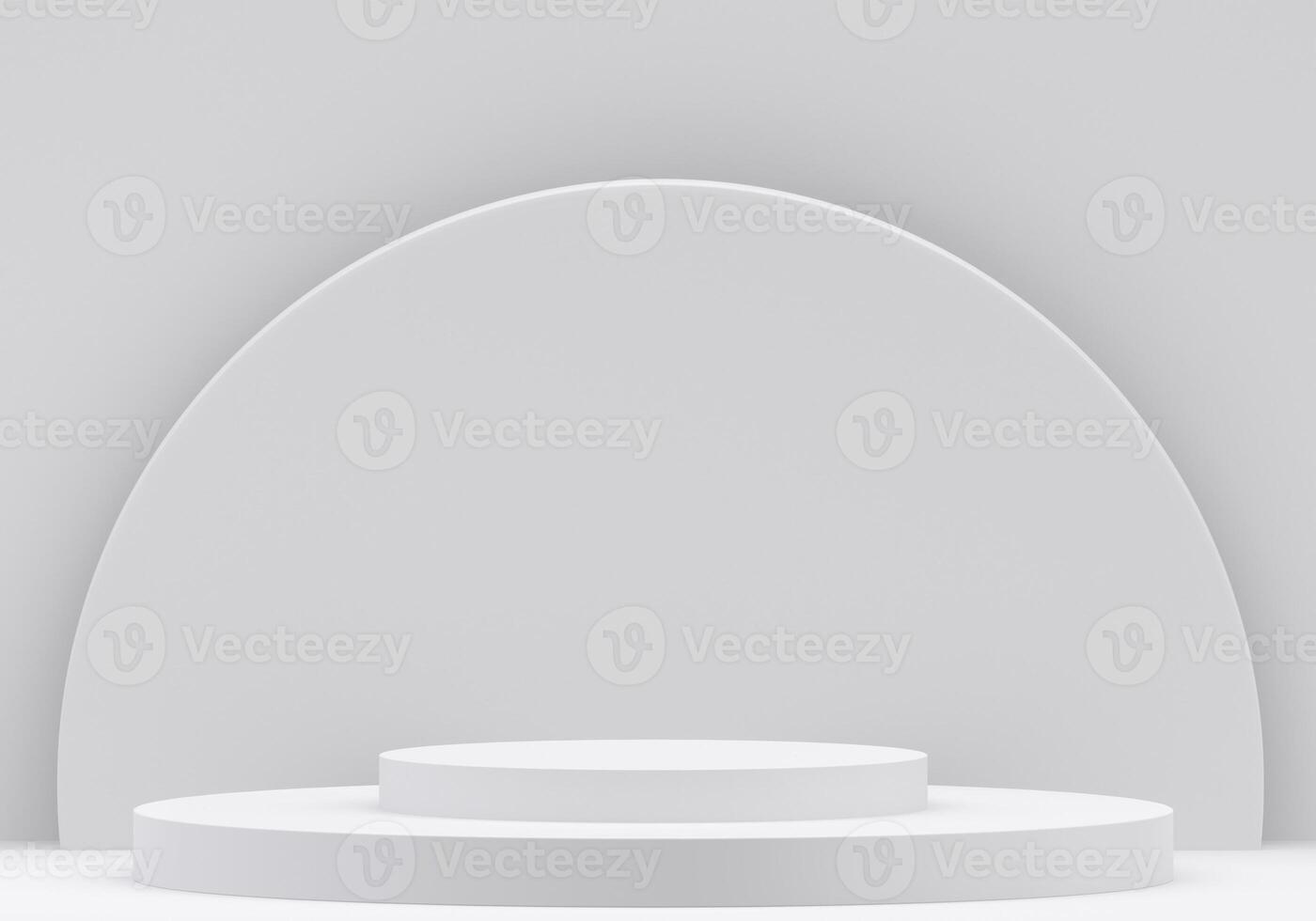 White product display podium in studio room, for display presentation11 photo